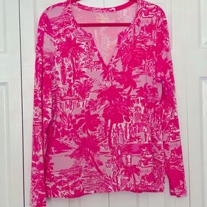 Lilly Pulitzer pink XL top